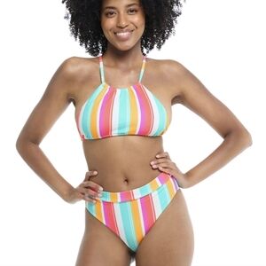 Body Glove Women's Firenze Sage Swim Top 590202 Terry Cloth